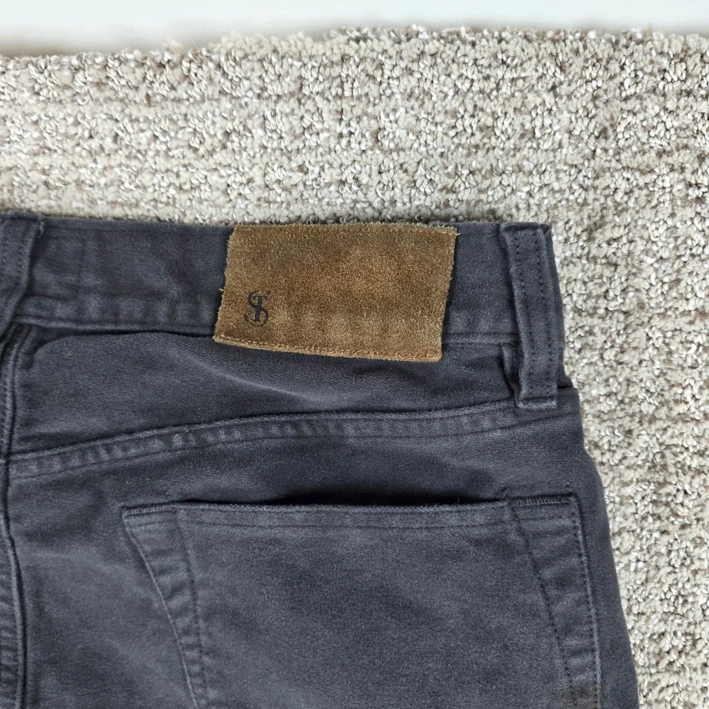 Todd Snyder Men's Dark Gray Chinos